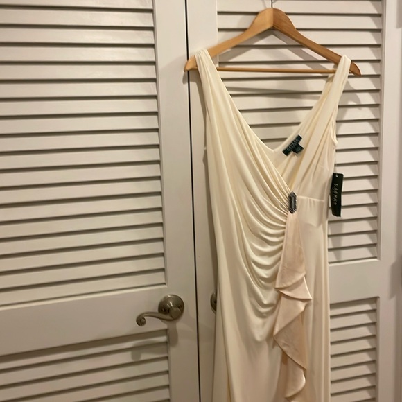 Cream Ralph Lauren evening dress size 6 - Picture 1 of 7